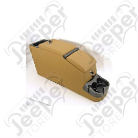 Console centrale Ultimate II, avec fermeture à clef, couleur marron Jeep CJ, Wrangler YJ