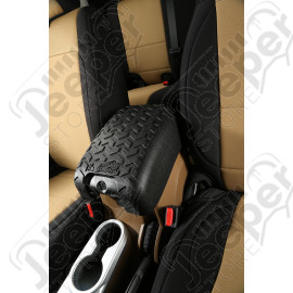 Center Console Cover, Black; 11-18 Jeep Wrangler JK