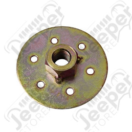 Seat Belt Mounting Tab, Round; 87-95 Jeep Wrangler YJ