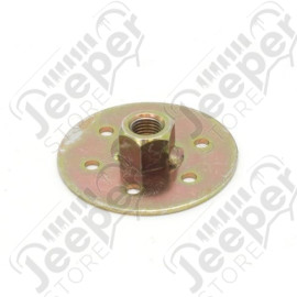 Seat Belt Mounting Tab, Round; 87-95 Jeep Wrangler YJ