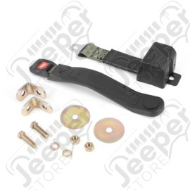 Seat Belt, 2 Point, Retractable, Olive; 87-95 Jeep Wrangler YJ