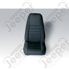 Seat Cover Kit, Front, Neoprene, Black; 97-02 Jeep Wrangler TJ