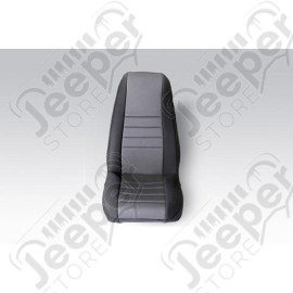 Seat Cover Kit, Front, Neoprene, Gray; 97-02 Jeep Wrangler TJ