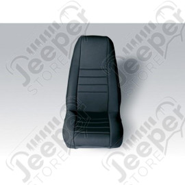 Seat Cover Kit, Front, Neoprene, Black; 91-95 Jeep Wrangler YJ