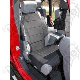 Neoprene Seat Vests, Blk; 07-20 JK/JL/JT