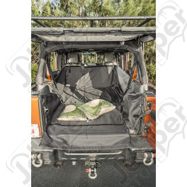 C3 Cargo Cover, Subwoofer; 07-14 Jeep Wrangler JKU, 4 Door