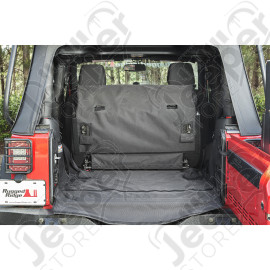 C3 Cargo Cover, No Subwoofer; 07-18 Jeep Wrangler JK, 2 Door