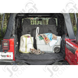 C3 Cargo Cover, No Subwoofer; 07-18 Jeep Wrangler JK, 2 Door