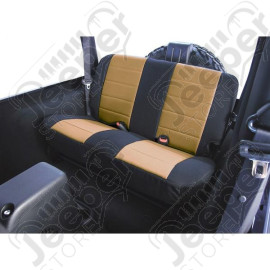 Seat Cover Kit, Rear, Fabric Tan; 80-95 Jeep CJ/Wrangler YJ