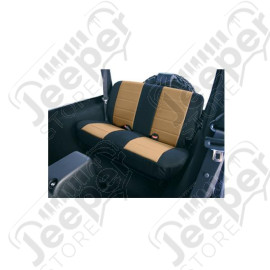 Seat Cover Kit, Rear, Fabric, Tan; 97-02 Jeep Wrangler TJ