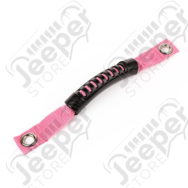 Grab Handle, A-Pillar Mounted, Pink; 07-18 Jeep Wrangler JK