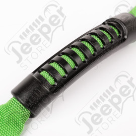 Grab Handle, A-Pillar Mounted, Green; 07-18 Jeep Wrangler JK