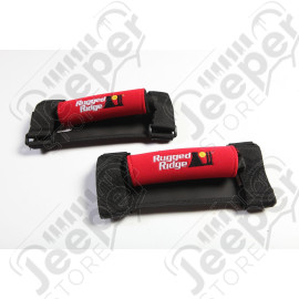 Neoprene Grab Handles, Red; 55-20 CJ/Wrangler/JT