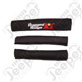 Grab Handle Cover Kit, Neoprene, Black; 87-95 Jeep Wrangler YJ
