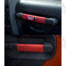 Grab Handle Kit, Red; 07-10 Jeep Wrangler JK