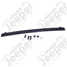 Windshield Header, Front, Aluminum; 07-18 Jeep Wrangler JK