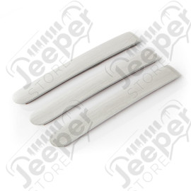 Elite Door Handle Inserts, Aluminum; 07-18 Jeep Wrangler JK, 2 Door