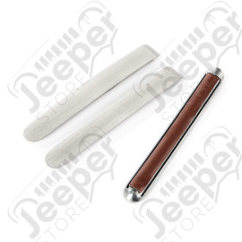Elite Door Handle Inserts, Aluminum; 07-18 Jeep Wrangler JK, 2 Door