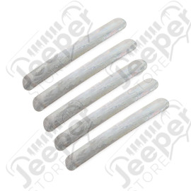 Elite Door Handle Inserts, Paintable; 07-18 Jeep Wrangler JKU, 4 Door