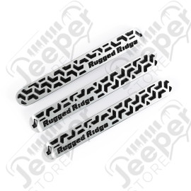 Elite Door Handle Inserts, Contrast Tread; 07-18 Wrangler JK, 2 Door