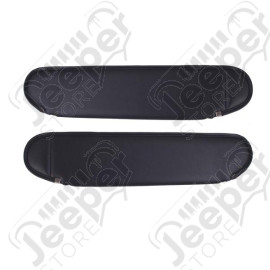 Sun Visor Kit, Charcoal; 87-95 Jeep Wrangler YJ