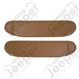 Sun Visor Kit, Spice; 87-95 Jeep Wrangler YJ