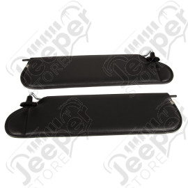 Sun Visor Kit, Agate; 97-02 Jeep Wrangler TJ