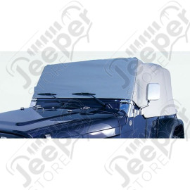 Cab Cover, Gray; 76-86 Jeep CJ7
