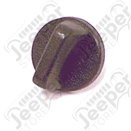 Windshield Knob, Interior, Black; 76-86 Jeep CJ