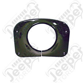 Steering Column Cover, Black; 76-86 Jeep CJ