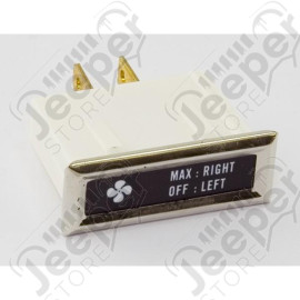 Indicator Light, Fan; 76-86 Jeep CJ