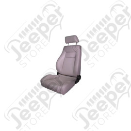 Ultra Seat, Front, Reclinable, Gray; 76-02 Jeep CJ/Wrangler YJ/TJ