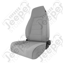 Seat, High-Back, Front, Reclinable, Gray; 84-01 Jeep Cherokee XJ