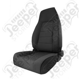 Seat, High-Back, Front, Reclinable, Black Denim; 84-01 Cherokee XJ