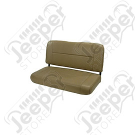 Seat, Rear, Fixed, Nutmeg; 55-95 Jeep CJ/Wrangler YJ