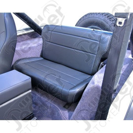 Banquette arrière rabattable couleur noir (black crush) Jeep CJ et Wrangler YJ