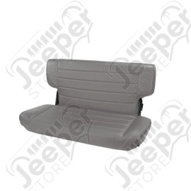 Seat, Rear, Fold/Tumble, Gray; 97-02 Jeep Wrangler TJ
