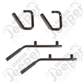Metal Grab Handles, Steel, F/R Set, 07-18 Wrangler JK