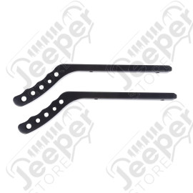 Metal Grab Handles, Aluminum, Rear Pair, 07-18 Wrangler JK