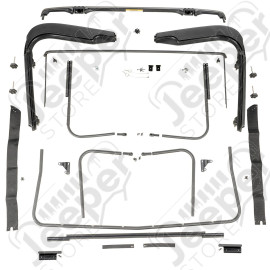 Factory Soft Top Hardware; 97-06 Wrangler TJ