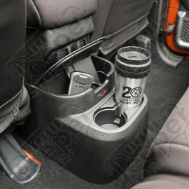 Organizer, Rear, Seat Mounted, Black; 11-18 Jeep Wrangler JKU, 4 Door