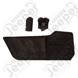 Storage Panel, Pair, Door Mounted, Pouches; 11-18 Jeep Wrangler JK/JKU