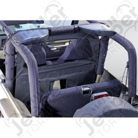 Windbreaker, Black Denim; 80-06 Jeep CJ/Wrangler YJ/TJ