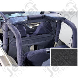 Windbreaker, Black Diamond; 80-06 Jeep CJ/Wrangler YJ/TJ