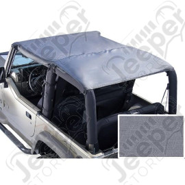 Roll Bar Top, Gray; 76-91 Jeep CJ/Wrangler YJ