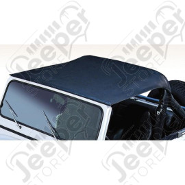 Summer Brief Top, Black; 76-83 Jeep CJ5