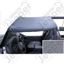 Summer Brief Top, Gray; 87-91 Jeep Wrangler YJ