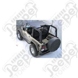 Summer Brief Top, Gray; 92-95 Jeep Wrangler YJ