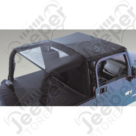 Roll Bar Top Header, Mesh; 97-06 Jeep Wrangler TJ
