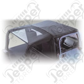 Roll Bar Top, Mesh; 07-09 Jeep Wrangler JKU, 4 Door